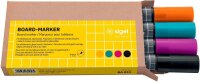 SIGEL Whiteboard- und Flipchart-Marker farbsortiert 2,0 -...