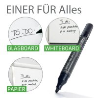 SIGEL Whiteboard- und Flipchart-Marker farbsortiert 2,0 - 3,0 mm, 4 St.