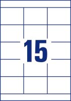 AVERY Zweckform Etiketten 3669 weiß 70,0 x 50,8 mm, 100 Blatt