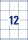AVERY Zweckform Etiketten 3661 weiß 70,0 x 67,7 mm, 100 Blatt