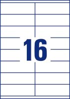 AVERY Zweckform Etiketten 3423 weiß 105,0 x 35,0 mm, 100 Blatt