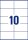 AVERY Zweckform Etiketten 3425 weiß 105,0 x 57,0 mm, 100 Blatt