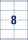 AVERY Zweckform Etiketten 3426 weiß 105,0 x 70,0 mm, 100 Blatt