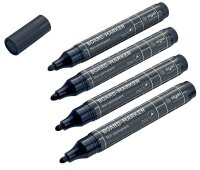SIGEL Whiteboard- und Flipchart-Marker schwarz 2,0 - 3,0...