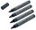 SIGEL Whiteboard- und Flipchart-Marker schwarz 2,0 - 3,0 mm, 4 St.
