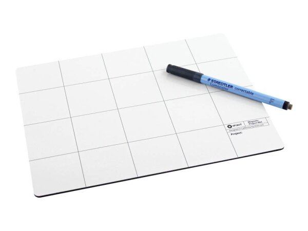 iFixit magnetische Arbeitsunterlage Magnetic Project Mat weiß Kunststoff 25,0 x 20,0 cm, 1 St.
