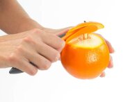LURCH Orangenschäler schwarz, orange