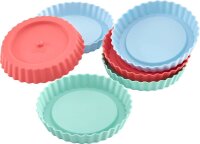 LURCH Tartelettformen FLEXI®FORM rund  83016 Silikon...