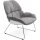 meet powered by PAPERFLOW Sessel LAZY grau silber Stoff 69,5 x 81,0 x 86,0 cm, 1 St.