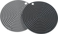 LURCH Untersetzer grau, schwarz 20,0 cm, 2 St.