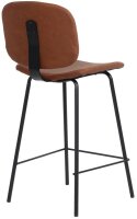 meet powered by PAPERFLOW Barhocker VINTAGE THVINX2.01.16 braun Kunstleder, 2 St.