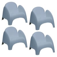 meet powered by PAPERFLOW Sessel DUMBO blau Kunststoff...