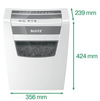 LEITZ IQ Home Office Aktenvernichter mit Partikelschnitt...