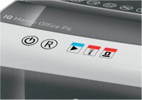 LEITZ IQ Home Office Aktenvernichter mit Partikelschnitt P-4, 4 x 28 mm, bis 10 Blatt, weiß