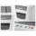 LEITZ IQ Home Office Slim Aktenvernichter mit Partikelschnitt P-4, 4 x 28 mm, bis 10 Blatt, weiß