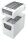 LEITZ IQ Home Office Slim Aktenvernichter mit Partikelschnitt P-4, 4 x 28 mm, bis 10 Blatt, weiß