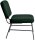 meet powered by PAPERFLOW Sessel CURVE grün schwarz Stoff 57,0 x 71,0 x 75,5 cm, 1 St.