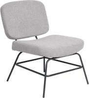 meet powered by PAPERFLOW Sessel CURVE grau schwarz Stoff...