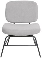 meet powered by PAPERFLOW Sessel CURVE grau schwarz Stoff...