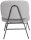 meet powered by PAPERFLOW Sessel CURVE grau schwarz Stoff 57,0 x 71,0 x 75,5 cm, 1 St.