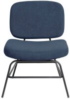 meet powered by PAPERFLOW Sessel CURVE blau schwarz Stoff...