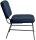 meet powered by PAPERFLOW Sessel CURVE blau schwarz Stoff 57,0 x 71,0 x 75,5 cm, 1 St.