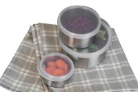LURCH Lunchboxen-Set EDS silber 100/ 200/ 400 ml, 1 Set