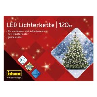 Idena 120er LED Lichterkette grün 20,0 m, 1 St.