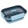 LURCH Frischhaltedose up & down 3,2 - 7,2 cm hoch blau 800,0 ml, 1 St.