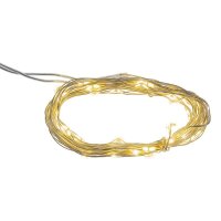 Idena 30er Micro LED Lichterkette silber 3,2 m, 1 St.