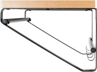 HAKU Möbel Wandgarderobe 13945 eiche Holz 5 Haken 70,0 x 23,0 cm, 1 St.