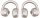MOTOROLA moto buds loop In-Ear-Kopfhörer beige