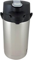 helios® Isolierkanne Coffeestation Edelstahl/schwarz...