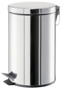 Zeller Mülleimer 12,0 l edelstahl, 1 St.