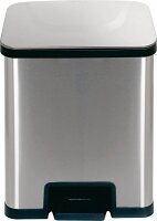 Echtwerk Powerstep Mülleimer 38,0 l edelstahl,...