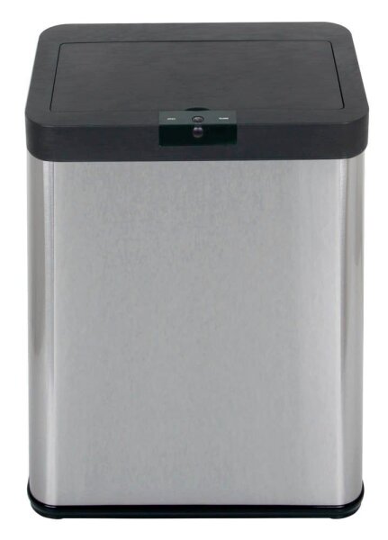 Echtwerk Sensor Mülleimer 48,0 l edelstahl, schwarz, 1 St.