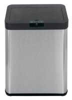 Echtwerk Sensor Mülleimer 48,0 l edelstahl, schwarz,...