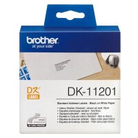 brother Etikettenrolle für Etikettendrucker DK11201...