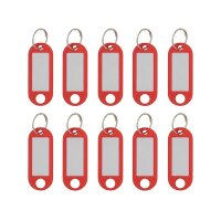 WEDO Schlüsselanhänger rot, 10 St.