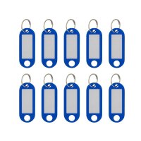 WEDO Schlüsselanhänger blau, 10 St.