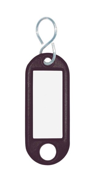WEDO Schlüsselanhänger schwarz, 10 St.