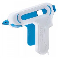 WESTCOTT mini Heißklebepistole weiß/blau, 1 St.
