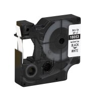 DYMO Schrumpfschlauch RHINO  18053, 9 mm, schwarz auf weiß, 1 St.