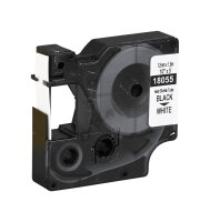 DYMO Schrumpfschlauch RHINO  18055, 12 mm, schwarz auf weiß, 1 St.