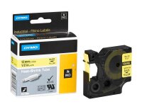 DYMO Schrumpfschlauch RHINO  18056, 12 mm, schwarz auf...