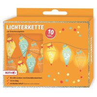 ROTH Einschulung LED Lichterkette bunt 1,5 m, 1 St.