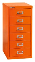 BISLEY MultiDrawer™ L296 Schubladenschrank orange 6...