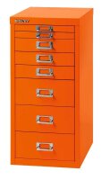 BISLEY MultiDrawer™ L298 Schubladenschrank orange 8...
