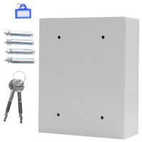 ROTTNER KeyTronic 20 Schlüsselkasten grau mit 20 Haken, Elektronikschloss, 24,5 x 11,0 x 30,0 cm, 1 St.