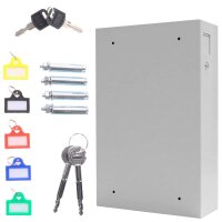 ROTTNER KeyTronic 100 Schlüsselkasten grau mit 100 Haken, Elektronikschloss, 35,0 x 13,0 x 55,0 cm, 1 St.